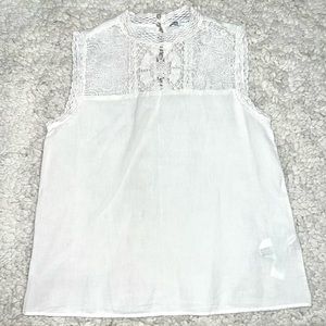 ZARA Lace Sleeveless Blouse